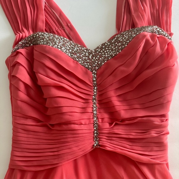 Dress Gown Prom Front  Evening Party Wedding Guest, maid of honor long dress - Picture 3 of 8